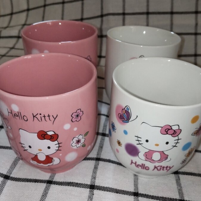 キティ★湯飲み★4個拍卖