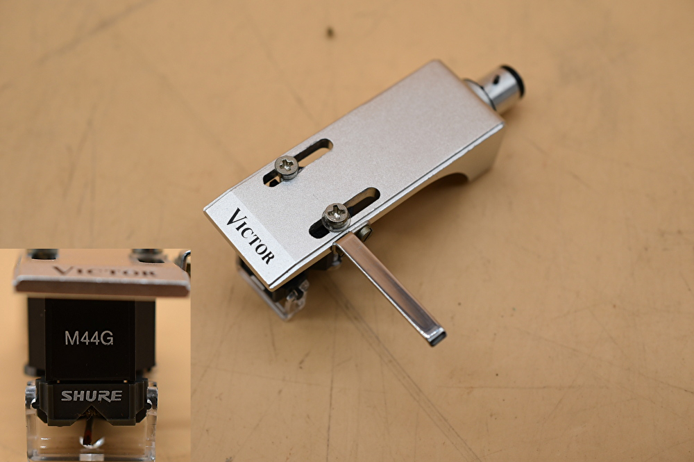 WY10-63 SHURE シュアー M44G MMカートリッジ Victor ビクター ヘッドシェル レコード針 音響機器 オーディオパーツ 音出し確認済 現状品拍卖