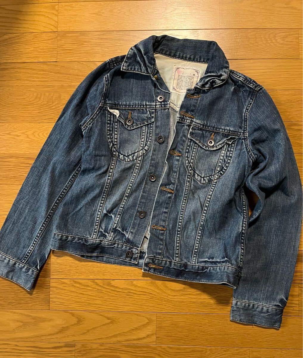 グローバルワークshuca デニムジャケット Mサイズジージャン拍卖