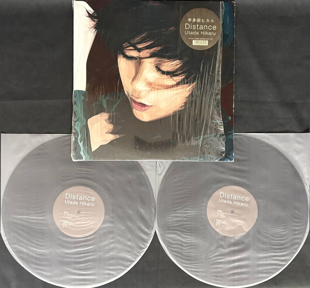 【シュリンク付 2枚組 見開き 美盤 LP】宇多田ヒカル / Distance Eastworld TOJT-24651-2 1029*a拍卖