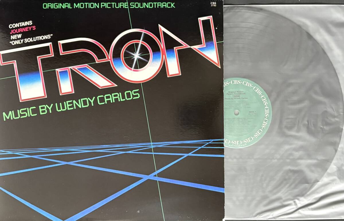 【US盤 LP】Wendy Carlos / Tron (Original Motion Picture Soundtrack) CBS SM 37782 1030*a サウンドトラック 1982年拍卖