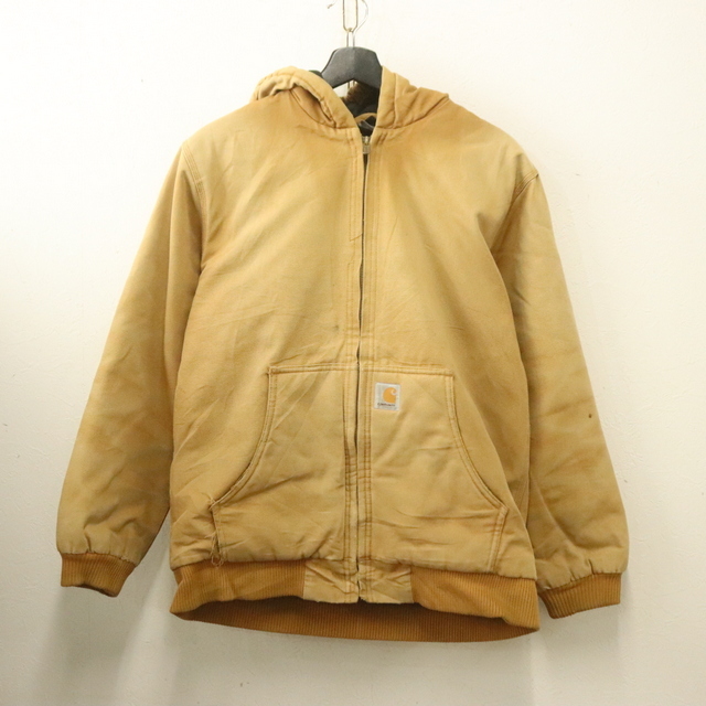 H991 2000年代製 カーハート アクティブパーカー■00s 表記XLサイズ ブラウン 中綿 ダック ワーク アメカジ ストリート 古着 古着卸 激安拍卖