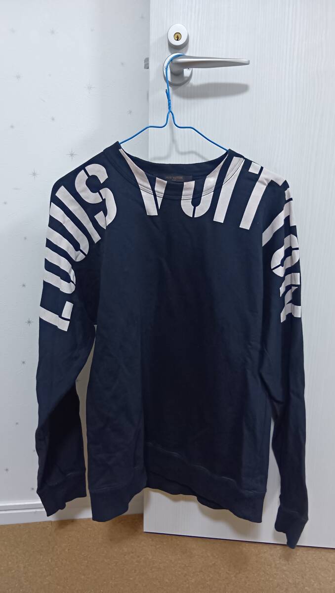 LOUIS VUITTON × FRAGMENT ルイヴィトン×フラグメント両面プリントロゴスウェット【人気コラボ】サイズS拍卖