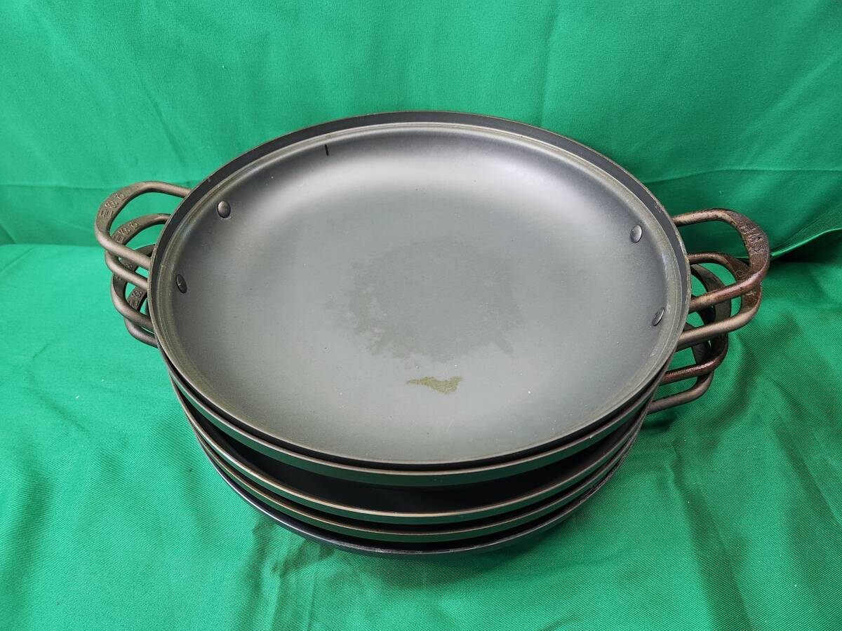 【韓国製】業務用鍋 5枚セット/直径約30cm/使用感あり/100サイズ発送拍卖