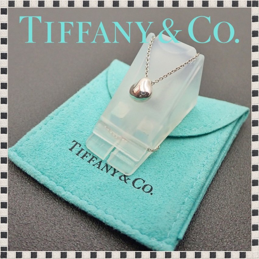 ティファニー アップル リンゴ モチーフ ネックレス ペレッティ シルバー SV925 シルバー 3.8g 42cm 内袋付属 TIFFANY&Co.拍卖