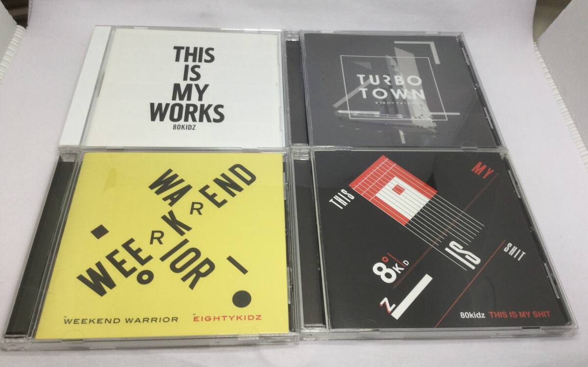 【80kidz CD4点】TURBO TOWN / THIS IS MY SHIT / THIS IS MY WORKS 02 / WEEKEND WARRIOR拍卖