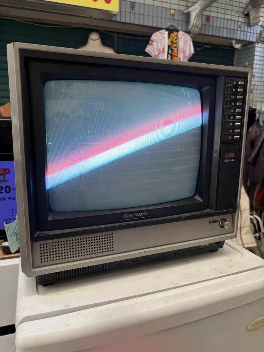日立テレビ C14-462 通電確認 ブラウン管テレビ 昭和レトロ アンティーク拍卖