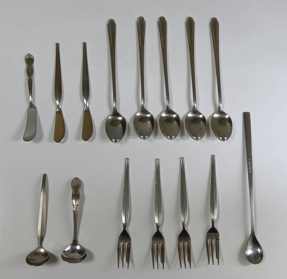 ラッキーウッド ノリタケ 他 カトラリー 15本セット Noritake LUCKYWOOD ステンレス拍卖