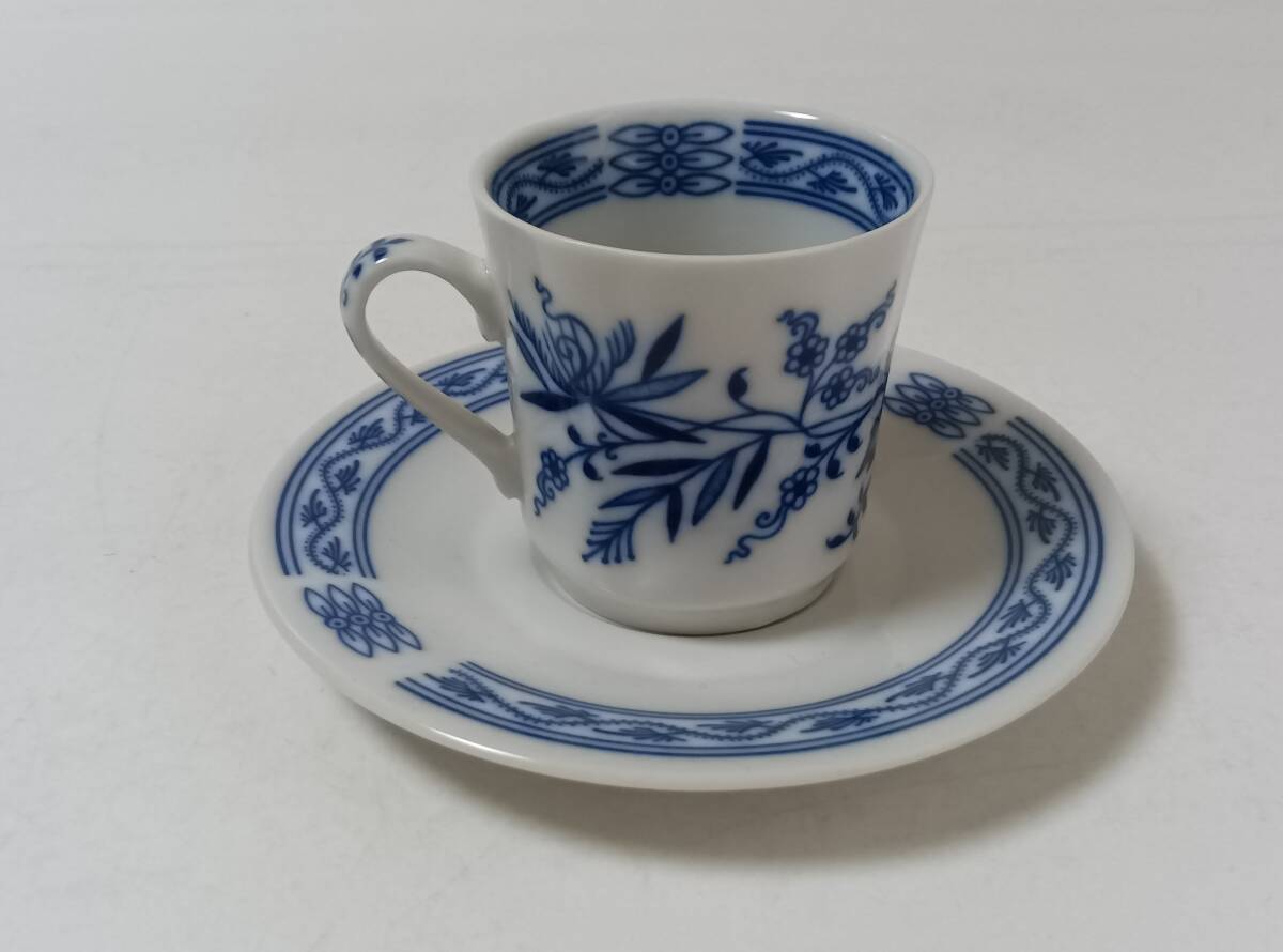 チェコスロバキア製 カールスバード ブルーオニオン デミカップ & ソーサー拍卖