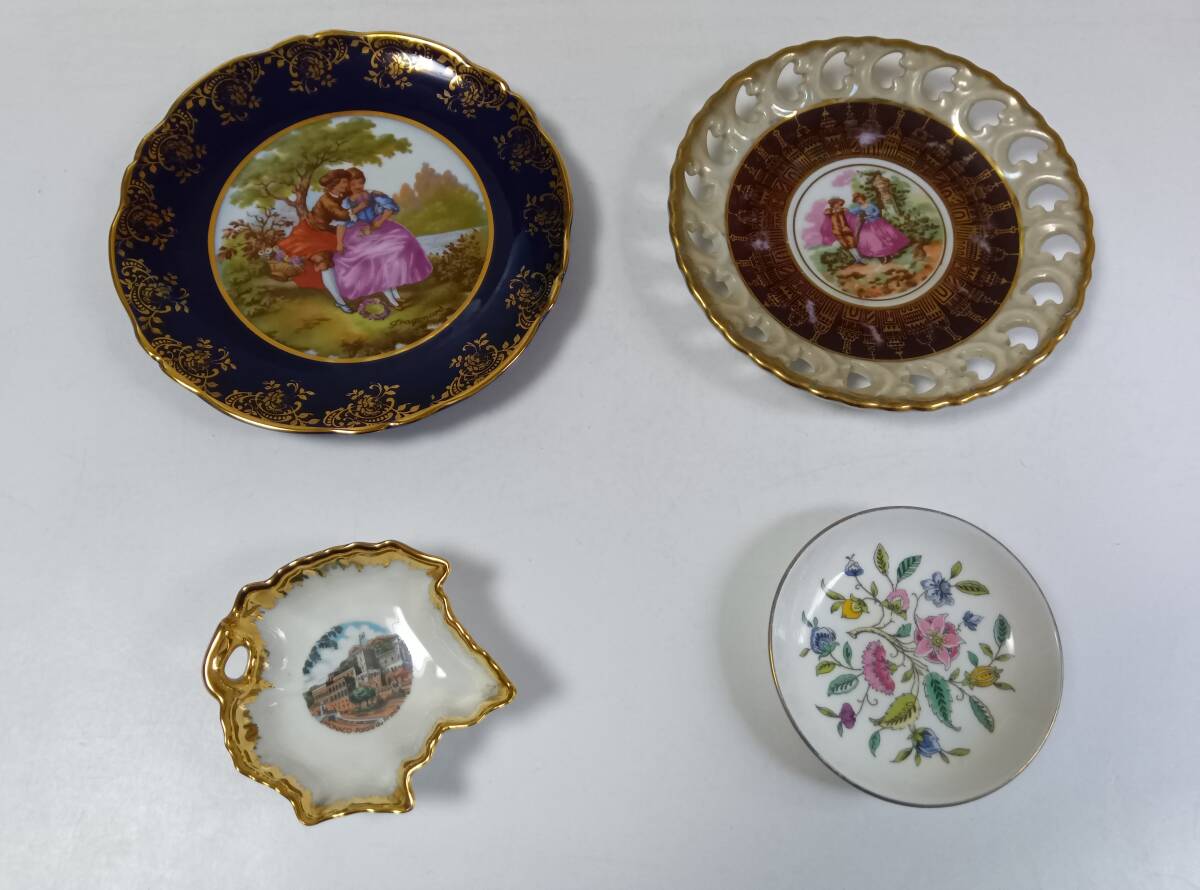 金彩 飾り皿 他 4枚セット リモージュ ミントン グローリーチャイナ VERITABLE PORCELAINE FRANCE拍卖