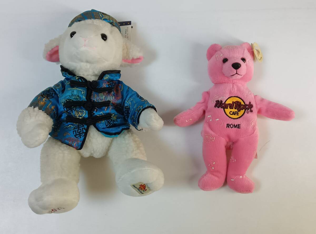 ハードロックカフェ ぬいぐるみ 2体セット Hard Rock CAFE拍卖