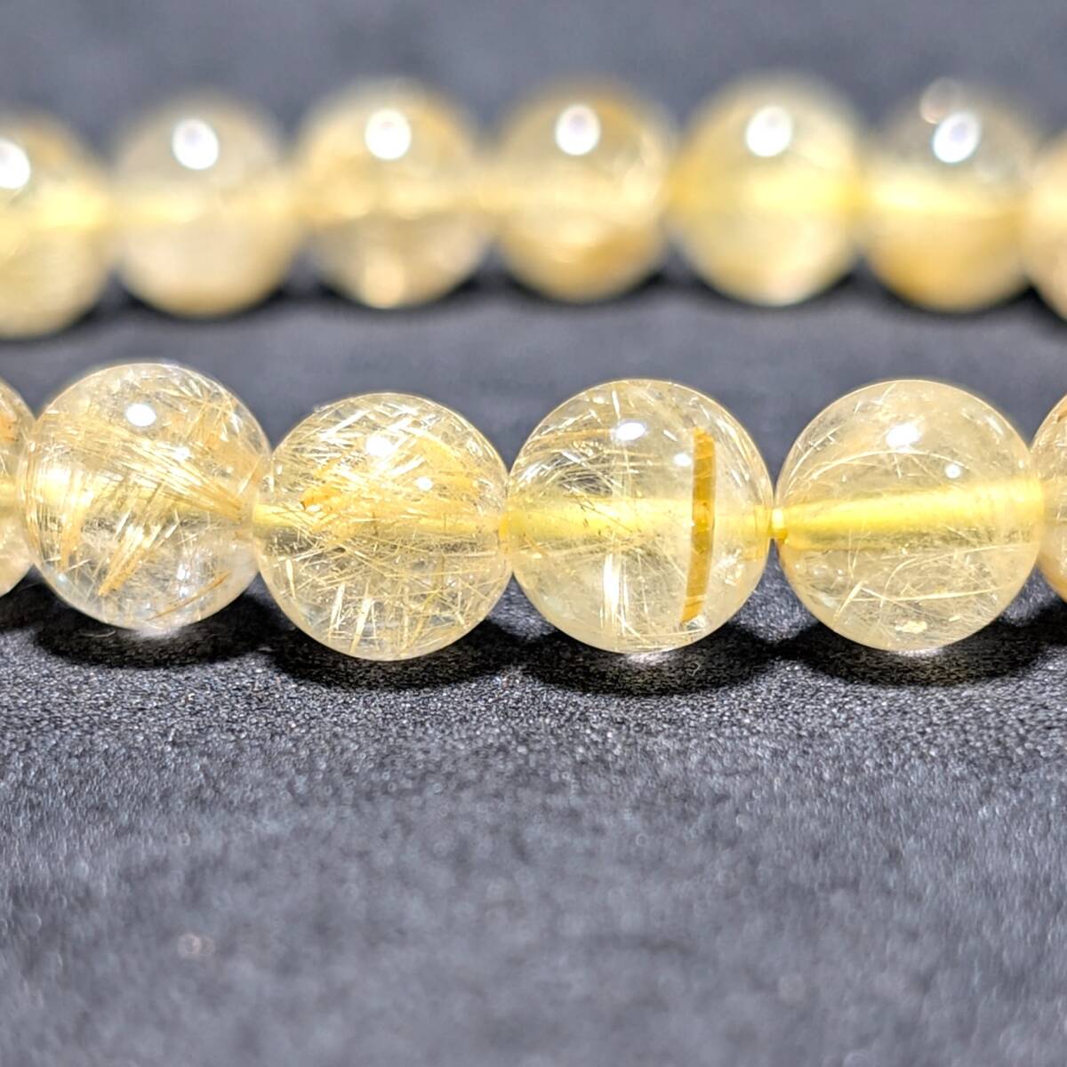 ゴールドルチルクォーツ ブレスレット 8mm 一点物 最強金針水晶 開運 最強金運 パワーストーン お守り効果 ギフト 贈り物 プレゼント拍卖