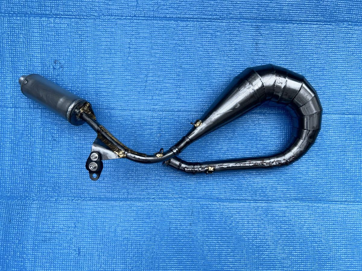 BSC 特注 センター出し チャンバー YAMAHA JOG80 champ80 ワンオフ ノーマルフレーム用 超高回転型 ジョグ80 チャンプ80 当時物 レア 希少拍卖