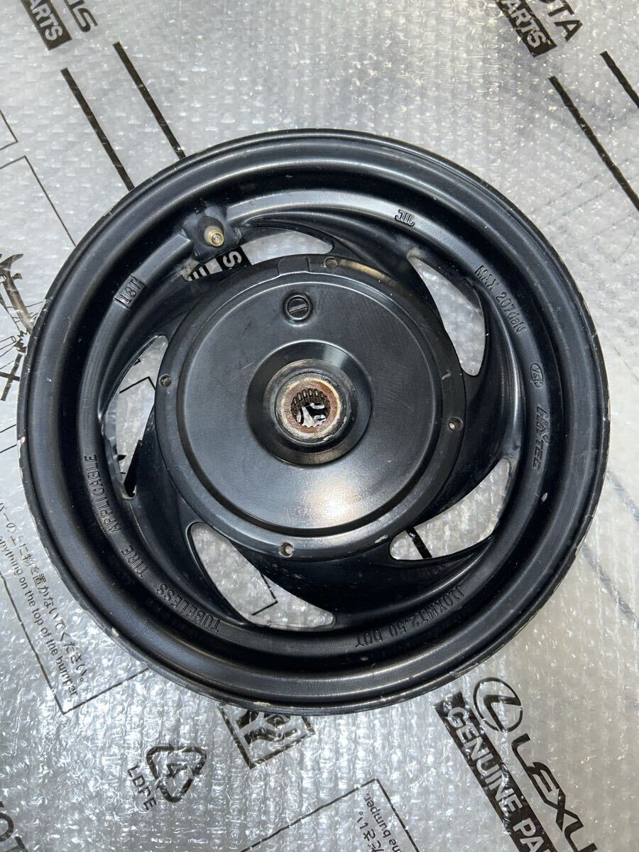 HONDA ホンダ スペイシー100 SPACY リアホイール 10インチ リア 10R JF13 2.5J カスタム 予備 流用拍卖