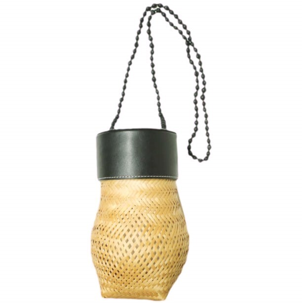 BALLEN バレン 日本製 TERLENKA BASKET かごバッグ Natural/Black CITYSHOP ストロー カバン g22210拍卖