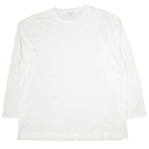BEAUTY&YOUTH UNITED ARROWS 日本製 ワイドクルーネック ロングスリーブ MADE IN JAPAN 1212-214-5758 L WHITE Tシャツ カットソー g9713拍卖