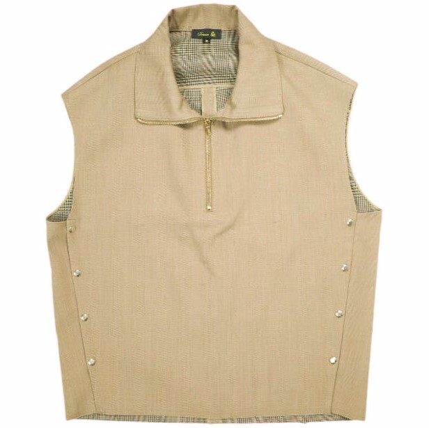 Drawer ドゥロワー 24AW 日本製 FALL2 プルオーバー ウールコットンベスト 6521-234-1272 36 Beige ジレ 定価126,500円 トップス g23659拍卖