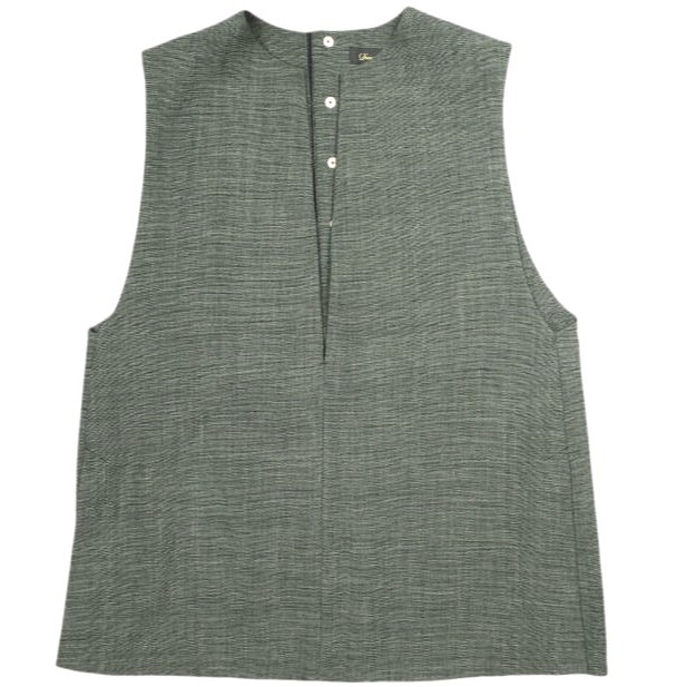 Drawer ドゥロワー 日本製 PRE1 ウールスキッパーヴェスト 2020年モデル 6521-299-0795 36 グレー ジレ ベスト 定価75,900円 g23677拍卖