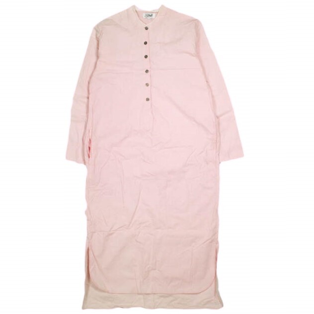 P.Le Moult プ・ル・ムールト ポプリン ロングシャツワンピース 2 PINK 長袖 ロング ドレス International Gallery BEAMS トップス g13629拍卖