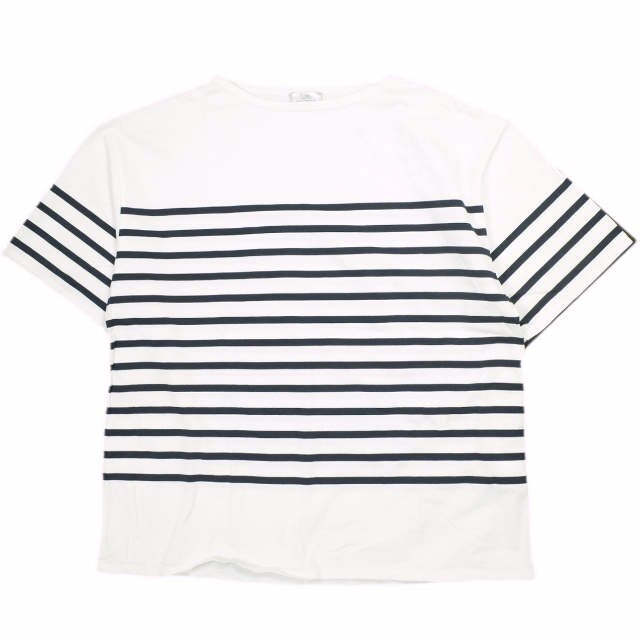 T-mat Masaki-Paris ティーマット マサキパリ 日本製 ボートネックボーダーTシャツ 1 WHITE/NAVY Drawer 半袖 カットソー トップス g23687拍卖