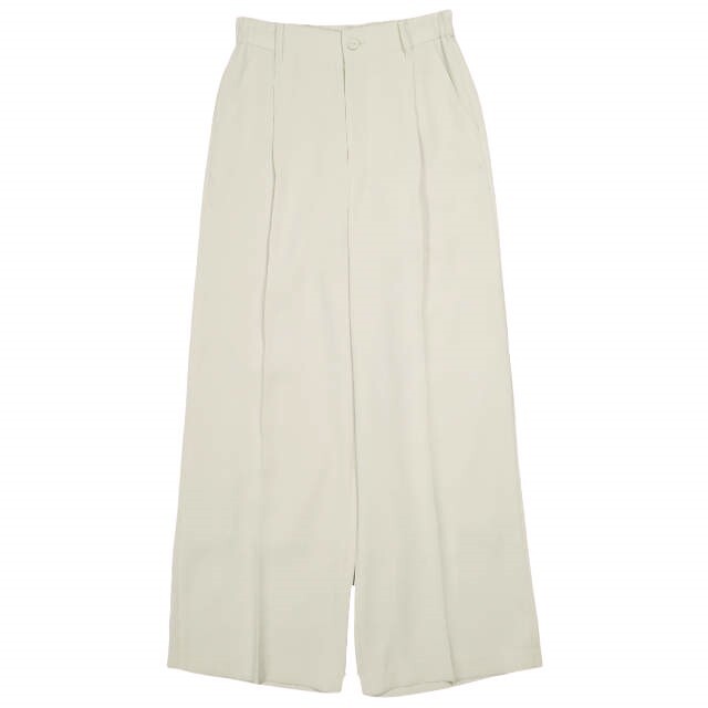 ara ara アラアラ 22SS 日本製 タックストレートパンツ 221036 2 BEIGE イージー ワイド ボトムス g23595拍卖