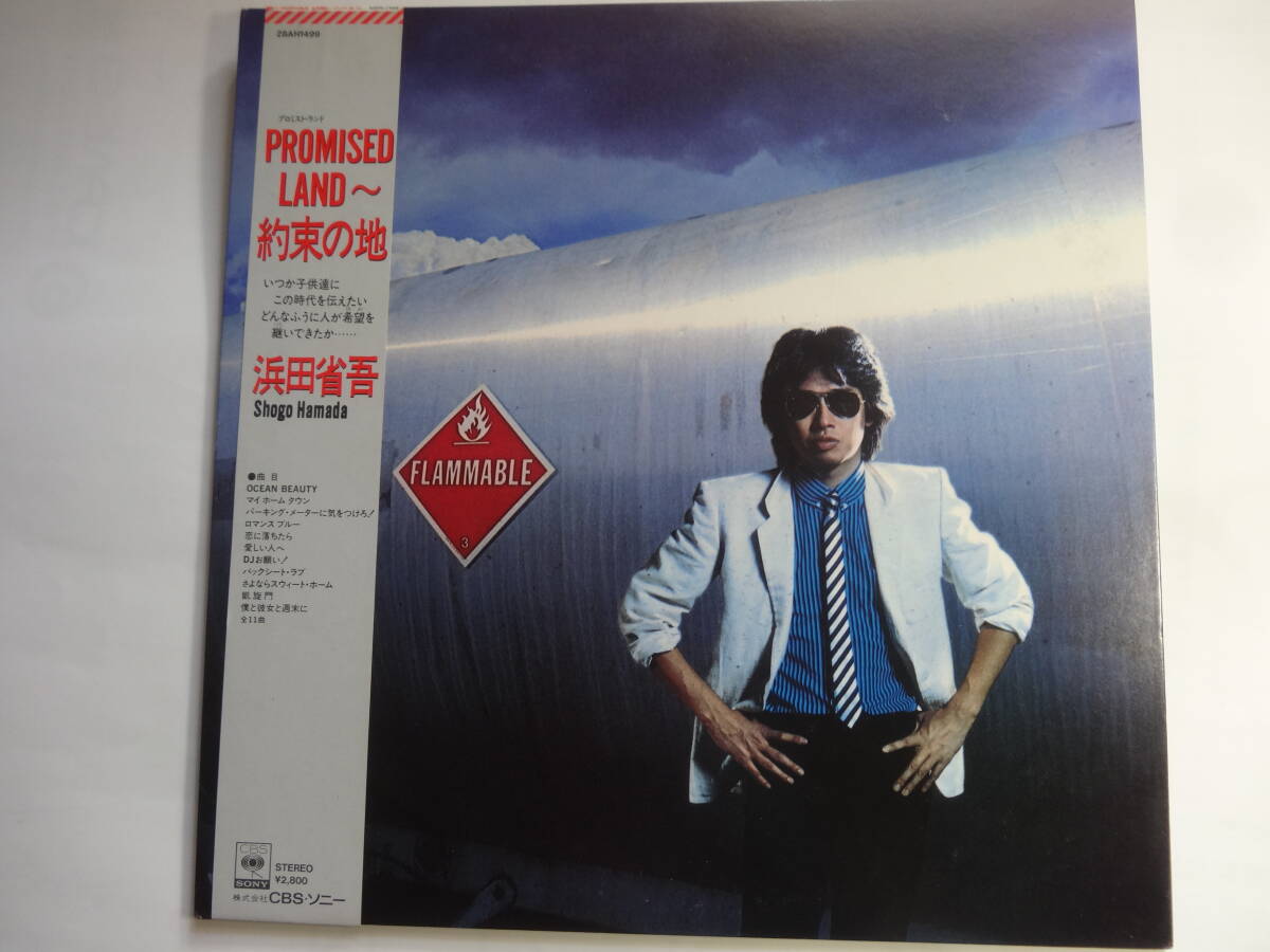 LP 浜田省吾「PROMISED LAND 約束の地」僕と彼女と週末に 他全11曲収録<見開きジャケット レコード>拍卖