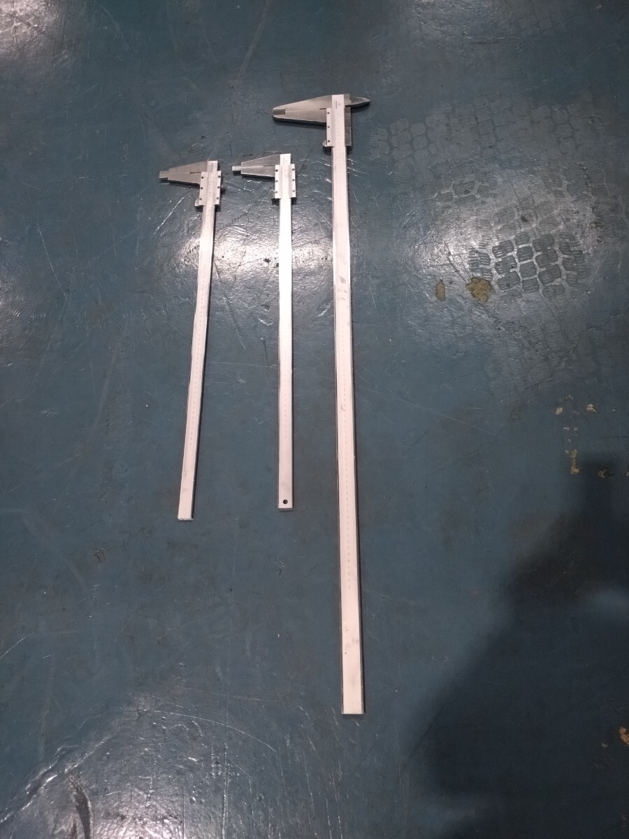 Mitutoyo ミツトヨ ノギス3本セット600mm2本1000mm1本合計3本ミツトヨMITUTOYOノギス売り切り1円スタート送料無料拍卖