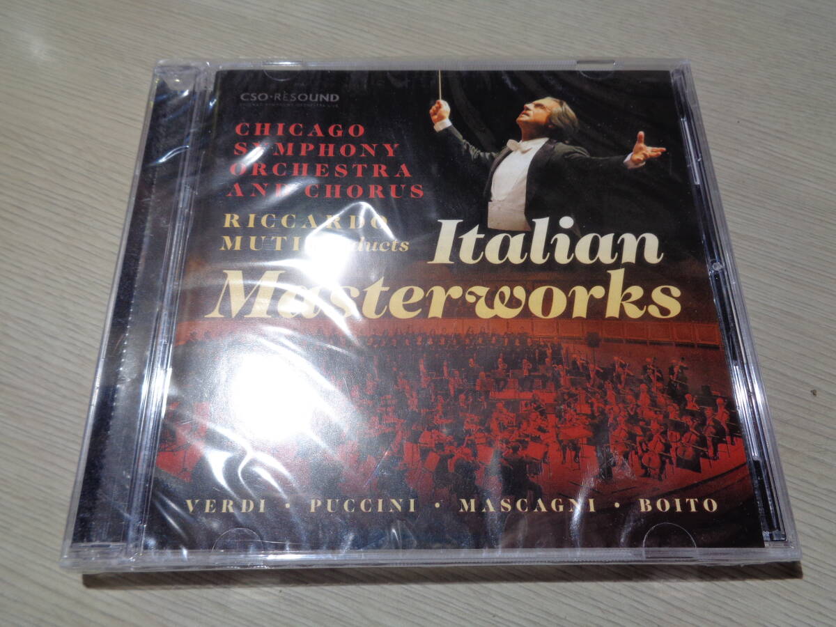 未開封/リッカルド・ムーティ,RICCARDO MUTI,CHICAGO SYMPHONY/ITALIAN MASTERWORKS(CSO・RESOUND:CSOR 901 1801 STILL-SEALED/NEW! CD拍卖