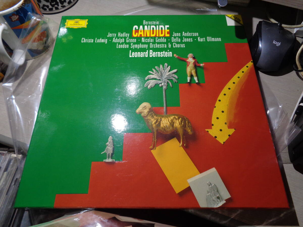 バーンスタイン,LEONARD BERNSTEIN,LONDON SYMPHONY/BERNSTEIN:CANDIDE(HOLLAND/DG:429 734-1 DIGITAL AUDIOPHILE NNM 2LP BOX SET拍卖