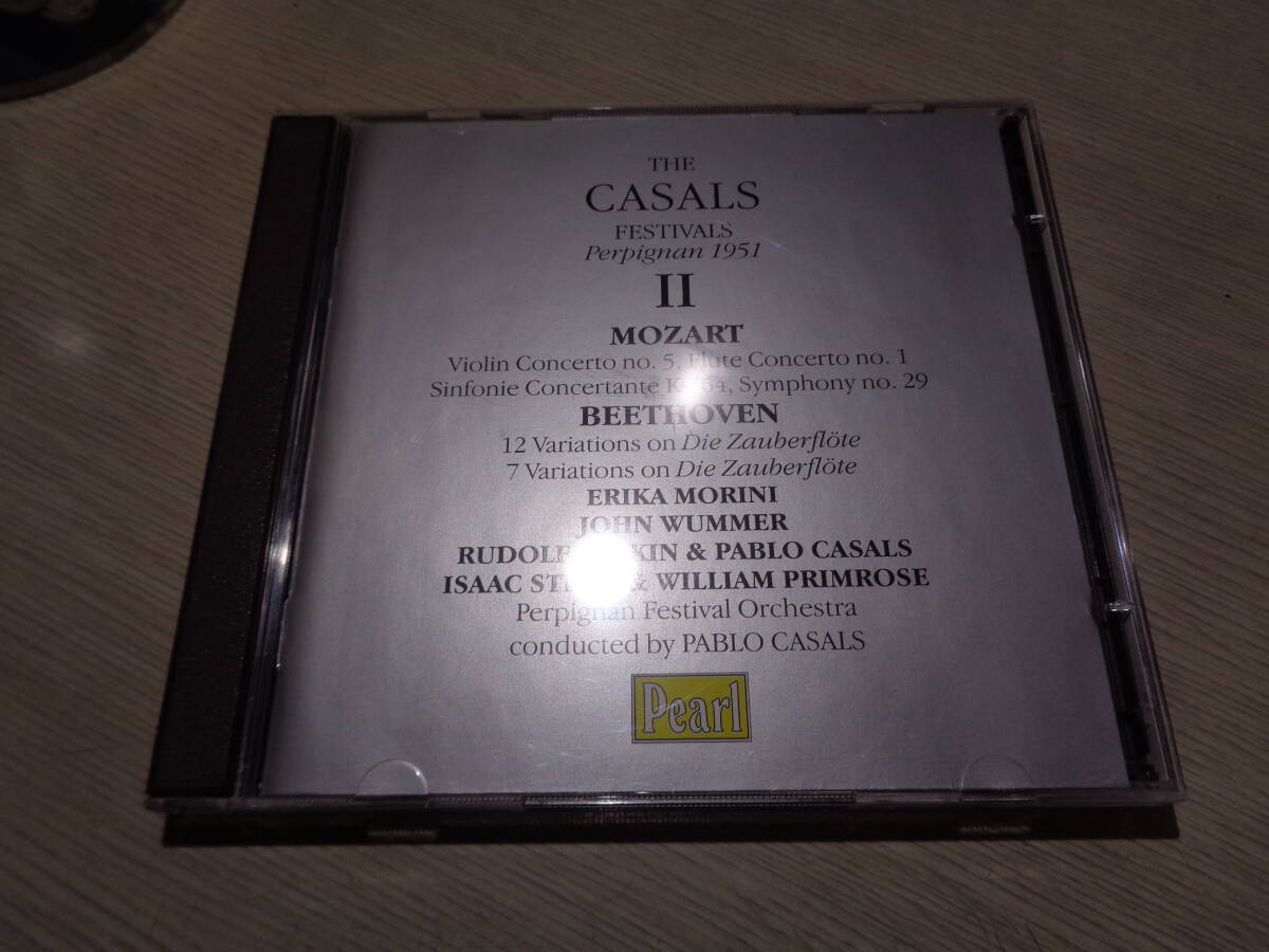 THE CASALS FESTIVALS PERPIGNAN 1951/MOZART & BEETHOVEN(MORINI,WUMMER,SERKIN & CASALS,STERN & PRIMROSE)(UK/Pearl:GEMS 0168 2CDs拍卖