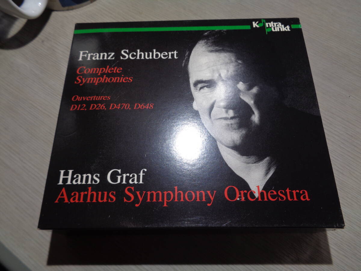 ハンス・グラーフ,HANS GRAF,AARHUS SYMPHONY ORCHESTRA/SCHUBERT:COMPLETE SYMPHONIES,OUVERTURES(Kontrapunkt:32318/22 MINT 5CD BOX SET拍卖