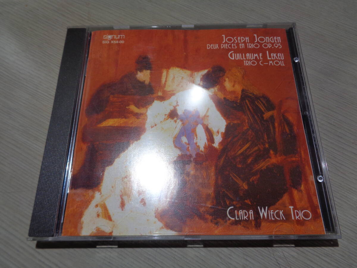 CLARA WIECK TRIO(RUMIKO MATSUDA,CLAUDIA NOLTENSMEYER,GISEIA REITH)/JOSEPH JONGEN & GUILLAUME LEKEU(signum:SIG X54-00 MINT CD拍卖