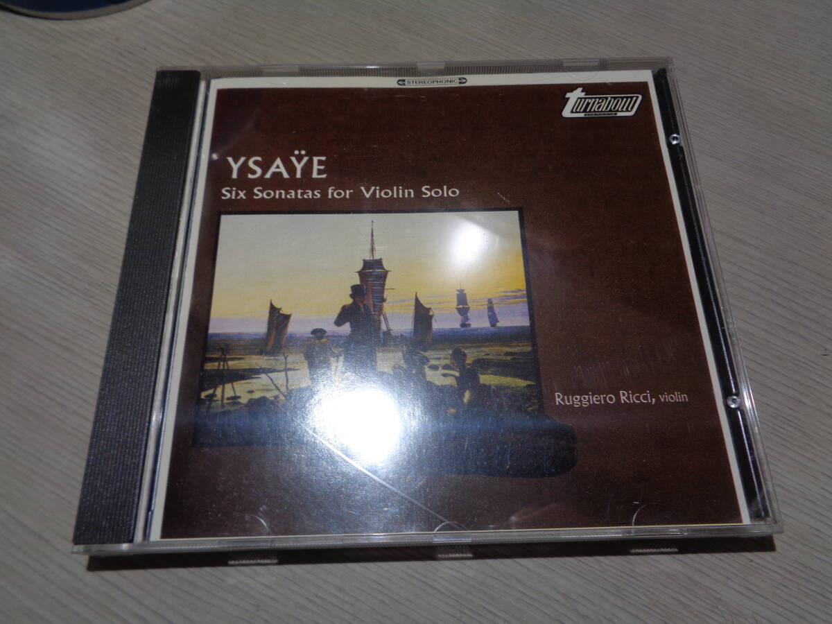 ルッジェーロ・リッチによるイザイ無伴奏,RUGGIERO RICCI/YSAYE:SIX SONATAS FOR VIOLIN SOLO(CARLTON CLASSICS:30371 00242 MINT CD拍卖