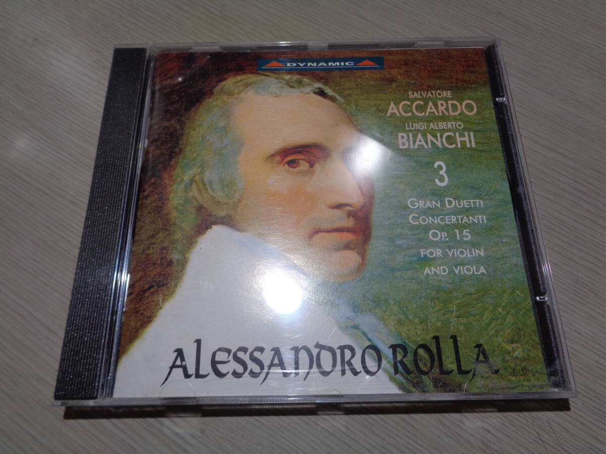 サルヴァトーレ・アッカルド,SALVATORE ACCARDO,LUIGI ALBERTO NIANCHI/ALESSANDRO ROLLA:TRE DUETTI CONCERTANTI OP.15(DYNAMIC:CDS 252拍卖