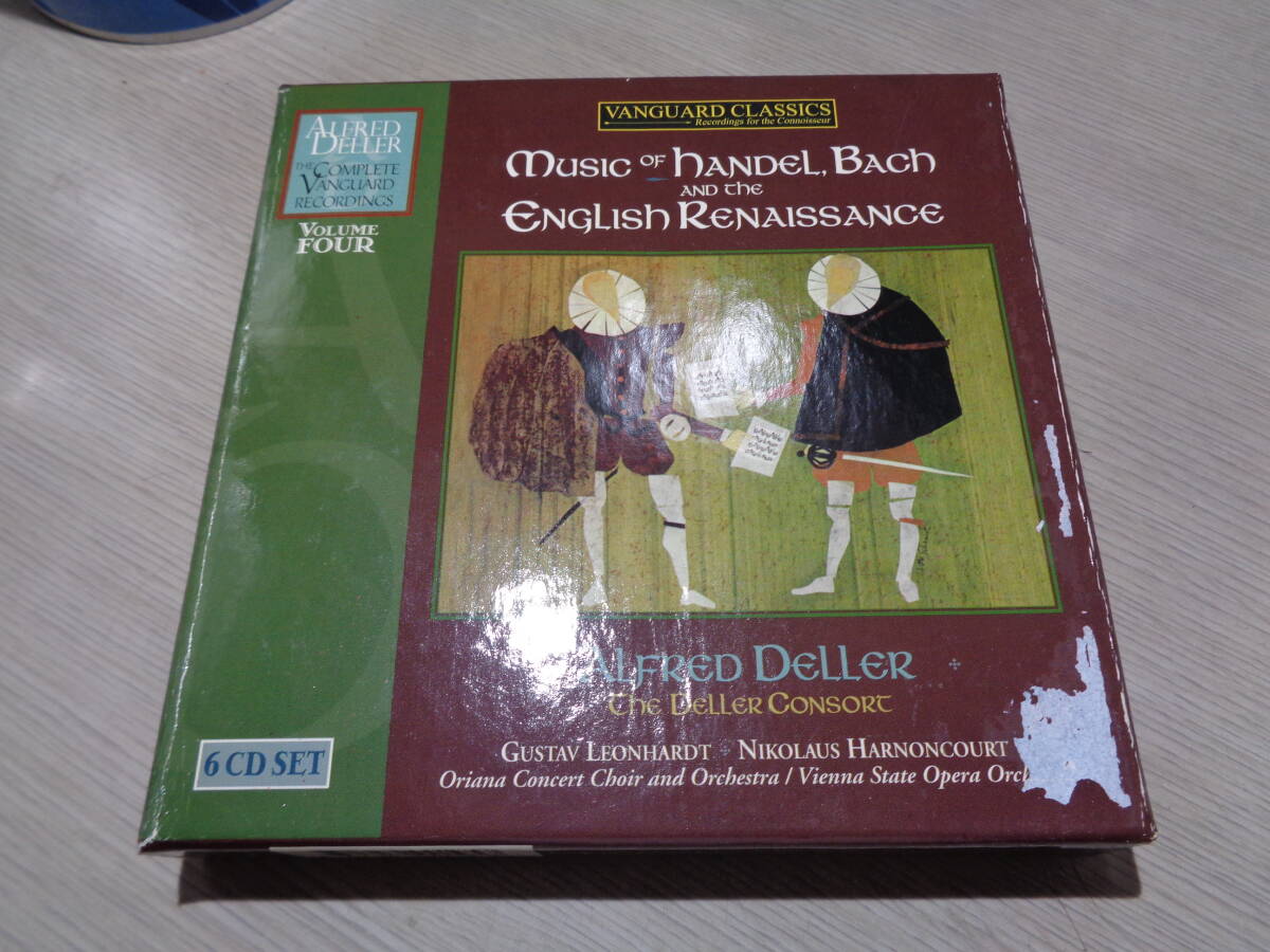アルフレッド・デラー,ALFRED DELLER,THE DELLER CONSORT/MUSIC OF HANDEL,BACH AND THE ENGLISH RENAISSANCE(VANGUARD:MC 195 6CD BOX SET拍卖