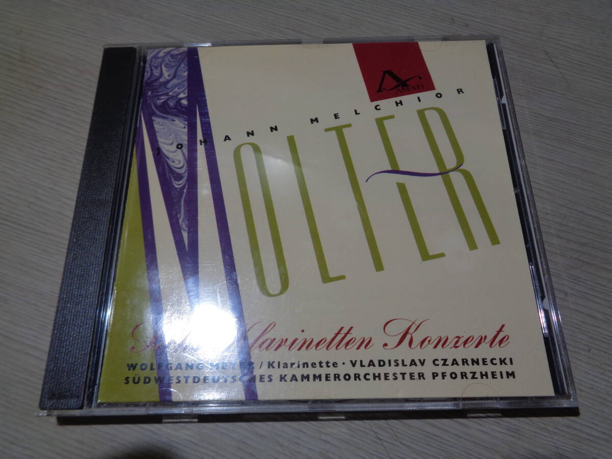 ヴォルフガング・マイヤー,WOLFGANG MEYER,VLADISLAV CZARNECKI/JOHANN MELCHIOR MOLTER:SECHES KONZERTE(GERMANY/AMATI:ami 9009/1 CD拍卖