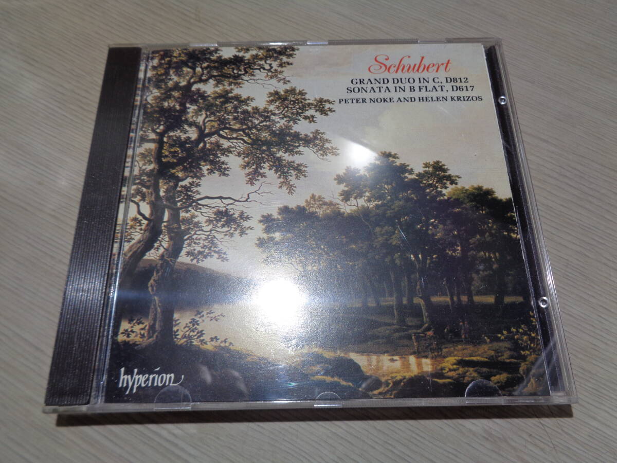 ピーター・ノーク,PETER NOKE AND HELEN KRIZOS/SCHUBERT:GRAND DUO IN C D812,SONATA IN B FLAT D617(hyperion:CDA 66217 MINT DISC拍卖