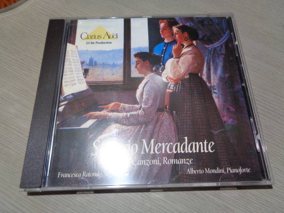FRANCESCA ROTONDO,ALBERTO MONDINI/SAVERIO MERCADANTE:ARIE,CANZONI,ROMANZE(Clarius Audi:CRCD 1003-2 20BIT AUDIOPHILE MINT CD拍卖