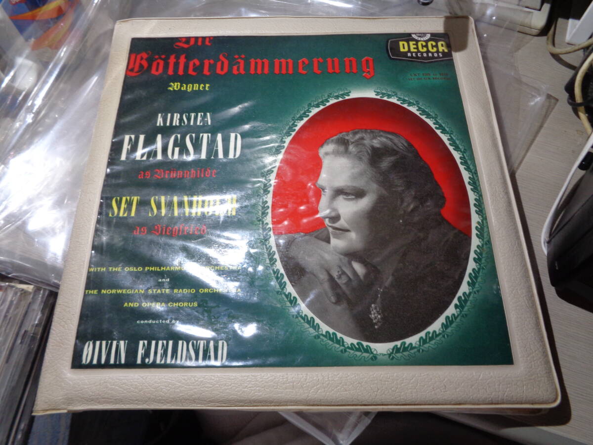 フィエルスタート&フラグスタート,OIVIN FJELDSTAD,KIRSTEN FLAGSTAD/WAGNER:DIE GOTTERDAMMERUNG(UK/DECCA:LXT 5205 TO 5210 NM 6LPs拍卖