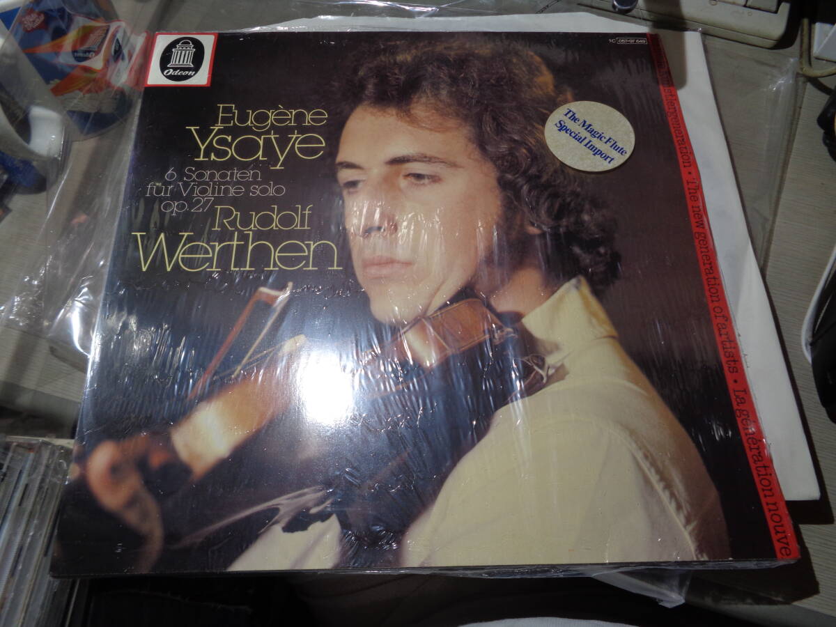 ルドルフ・ヴェルテン,RUDOLF WERTHEN/YSAYE:6 SONATEN FUR VIOLINE SOLO OP.27(GER/ELECTROLA:1C 057-97 649 STEREO FLAT DISC MINT LP拍卖