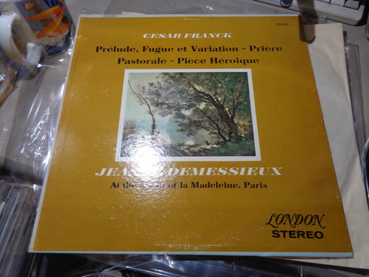 ジャンヌ・ドゥメッシュー,JEANNE DEMESSIEUX AT THE ORGAN OF LA MADELEINE, PARIS/CESAR FRANCK(UK/LONDON:CS 6221 FFSS WBG BB NM LP拍卖