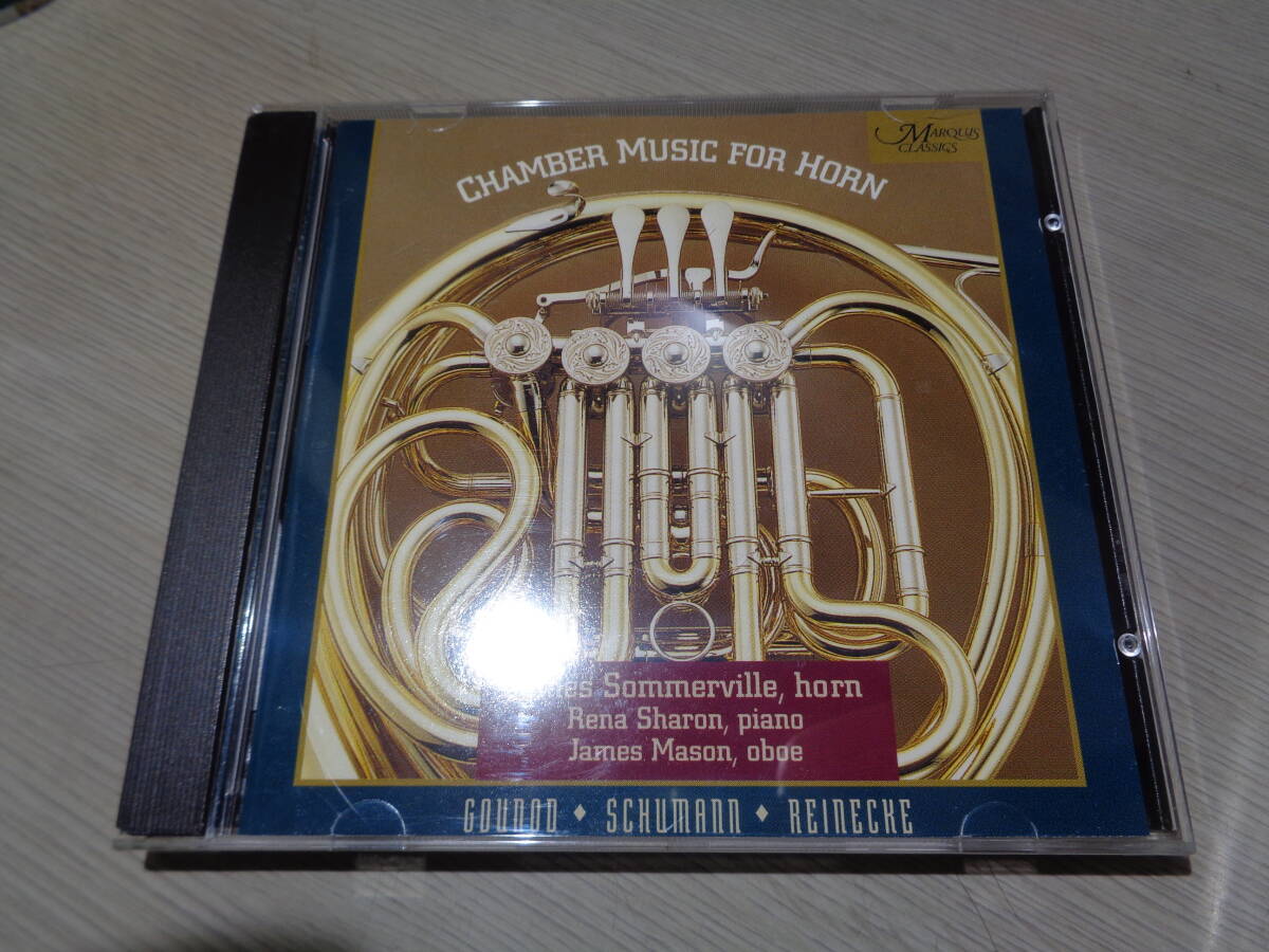ジェームス・サマーヴィル,JAMES SOMMERVILLE,RENA SHARON,JAMES MASON/CHAMBER MUSIC FOR HORN(MARQUIS CLASSICS:ERAD 157 MINT CD拍卖