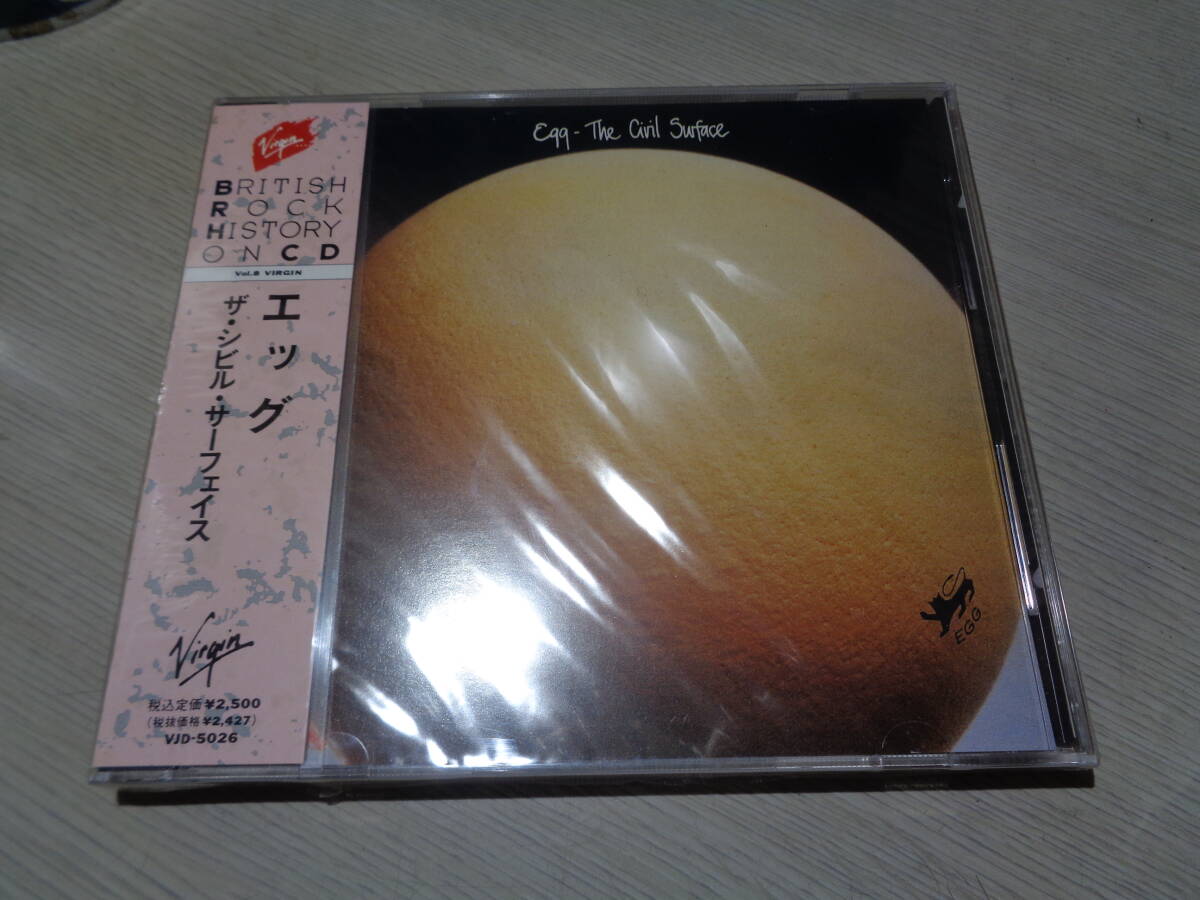 未開封/エッグ/ザ・シビル・サーフェイス(JAPAN/Virgin:VJD-5026 OUT OF PRINT PROMO STILL-SEALED CD/EGG,THE CIVIL SURFACE拍卖