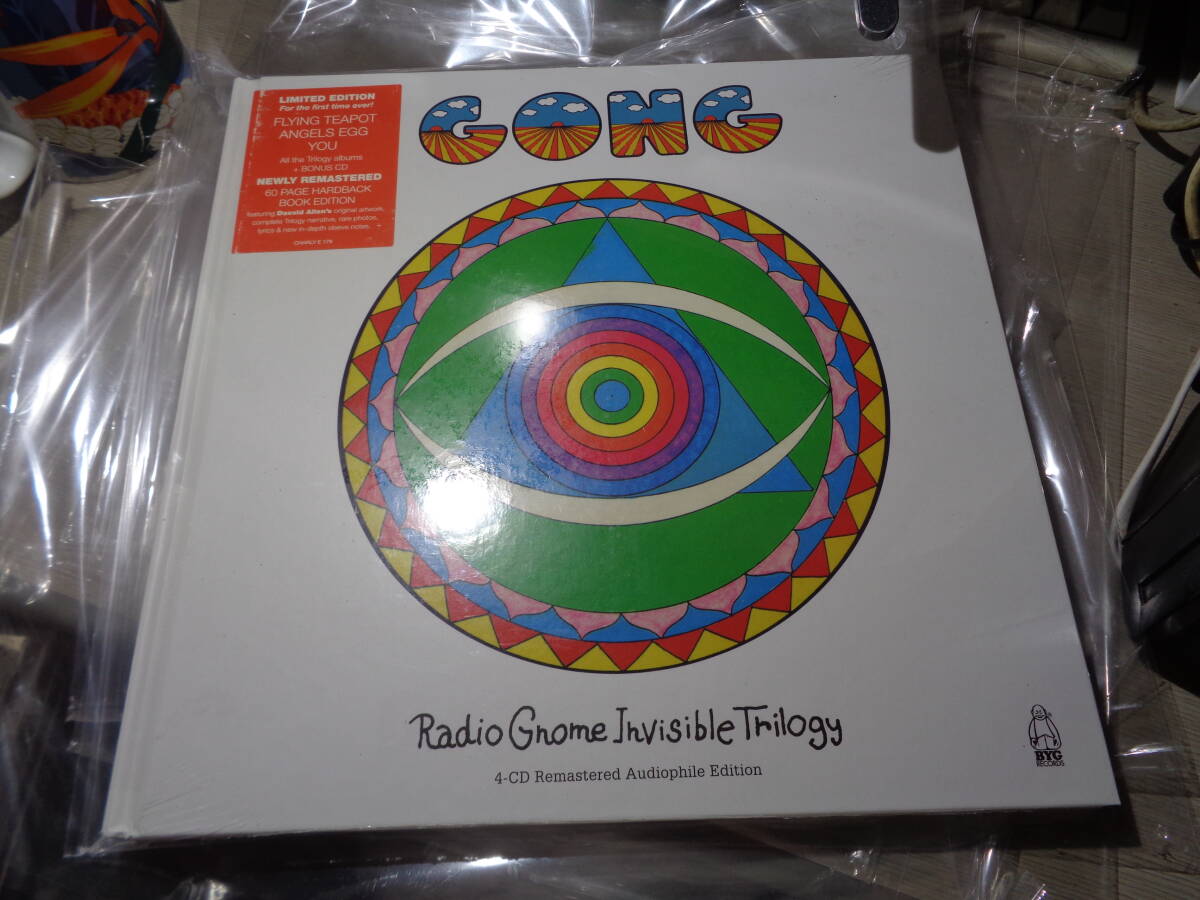 未開封/ゴング,GONG/RADIO GNOME INVISIBLE TRILOGY(CHARLY:CHARLY E 178 LIMITED AUDIOPHILE EDITION STILL-SEALED 4CD BOX SET拍卖