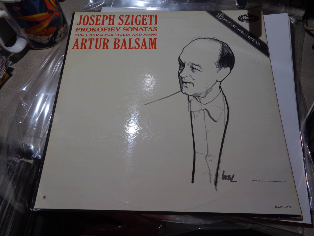 シゲティ&バルサム,JOSEPH SZIGETI,ARTUR BALSAM/PROKOFIEV SONATAS NOS.1 AND 2 FOR VIOLIN AND PIANO(Mercury:MG50319 NNM LP/RFR-1拍卖