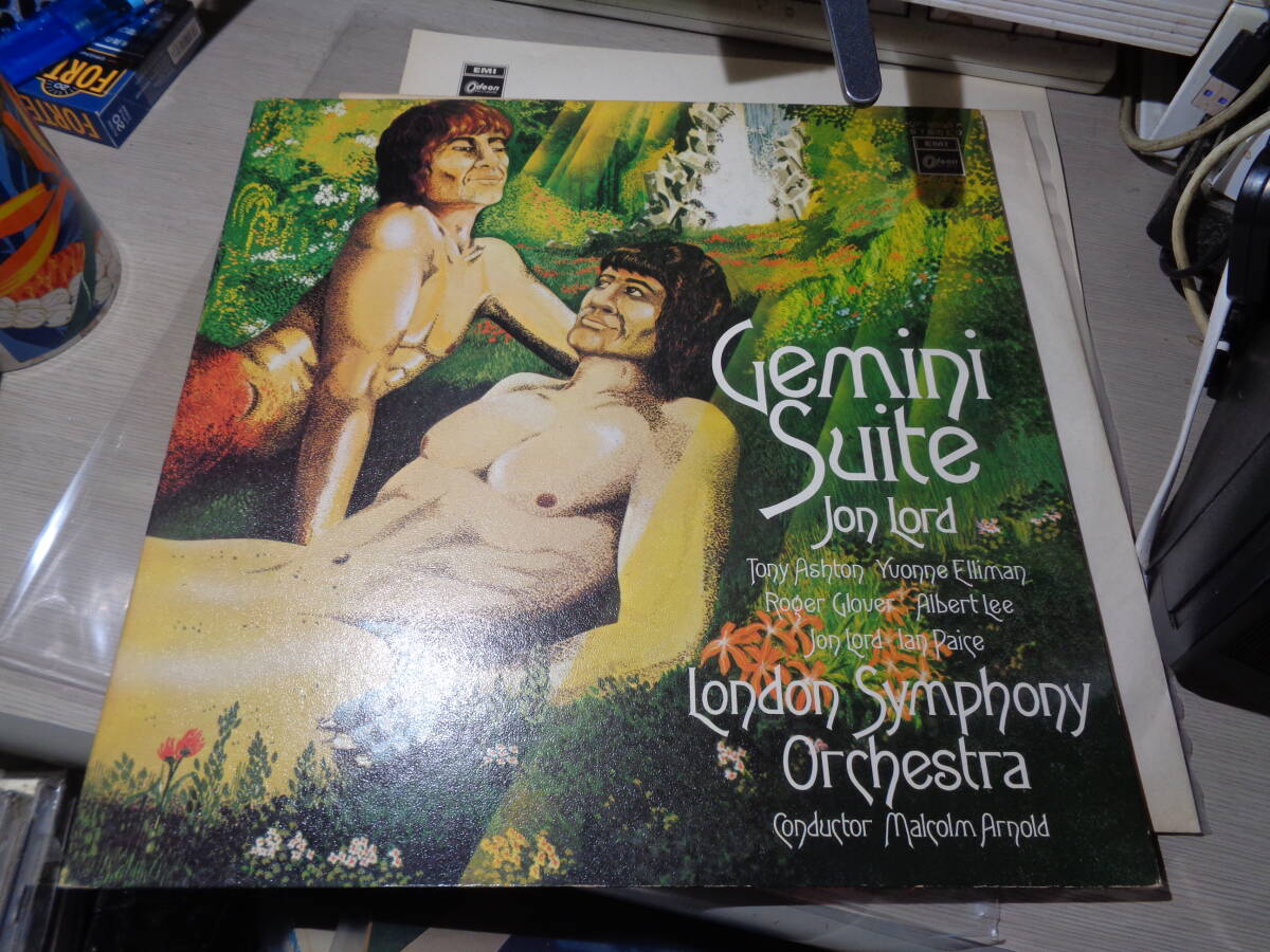 ジョン・ロード,JON LORD,MALCOLM ARNOLD/GEMINI SUITE(JAPAN/ODEON:OP-80397 STEREO H \2.000 WHITE LABEL PROMO UNPLAYED/MINT LP拍卖