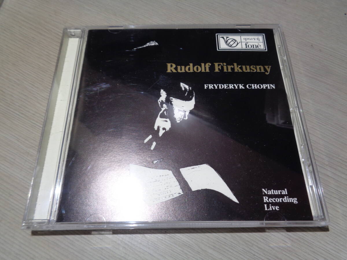 ルドルフ・フィルクスニー,RUDOLF FIRKUSNY PLAYS FRYDERYK CHOPIN NATURAL RECORDING LIVE 1967(fone:FONE'91 F04 CD拍卖