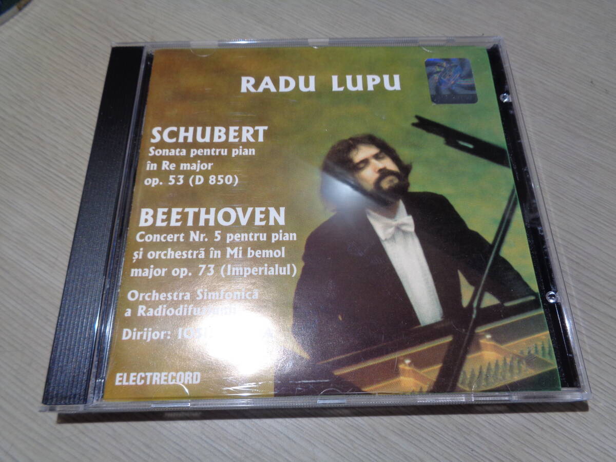 ラドゥ・ルプー,RADU LUPU/SCHUBERT:SONATA,BEETHOVEN:CONCERT NR.5 IMPERIALUL(IOSIF CONTA)(ELECTRECORD:EDC 437 PICTURE DISC MINT CD拍卖