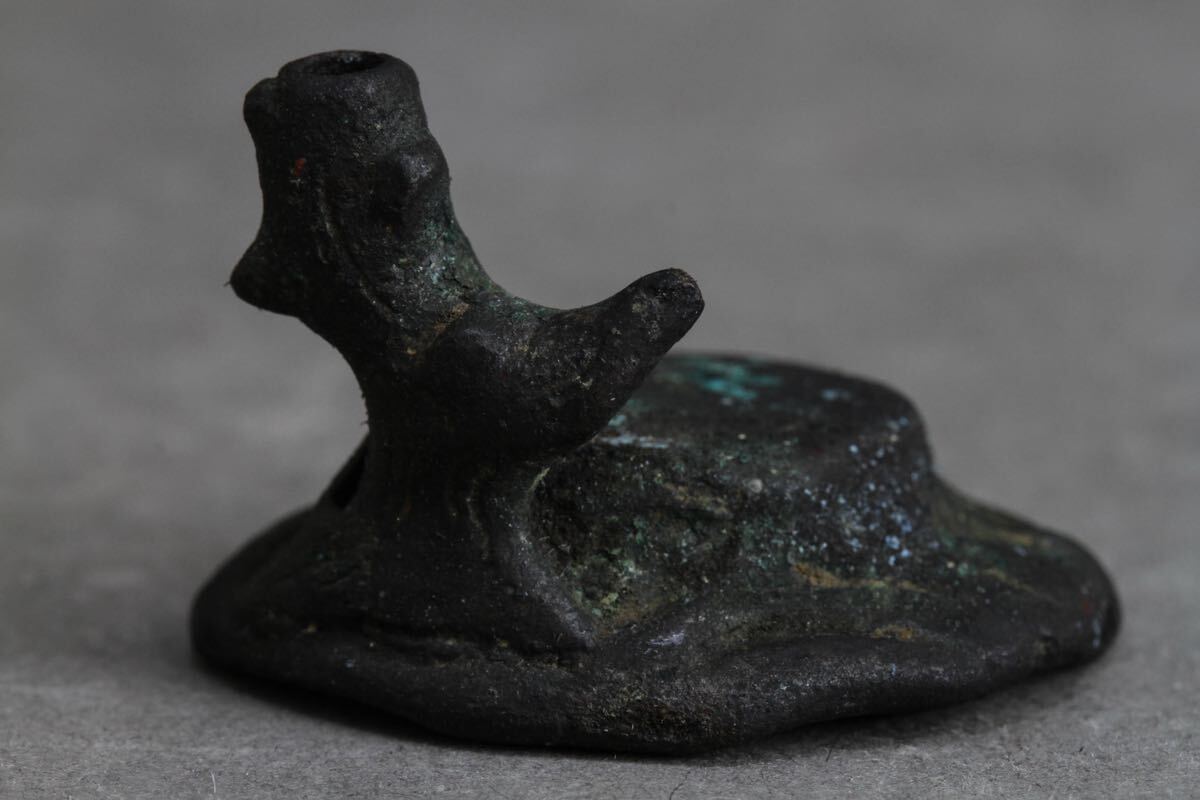 【久】2174 古銅香立 時代品  唐物 中国美術 拍卖