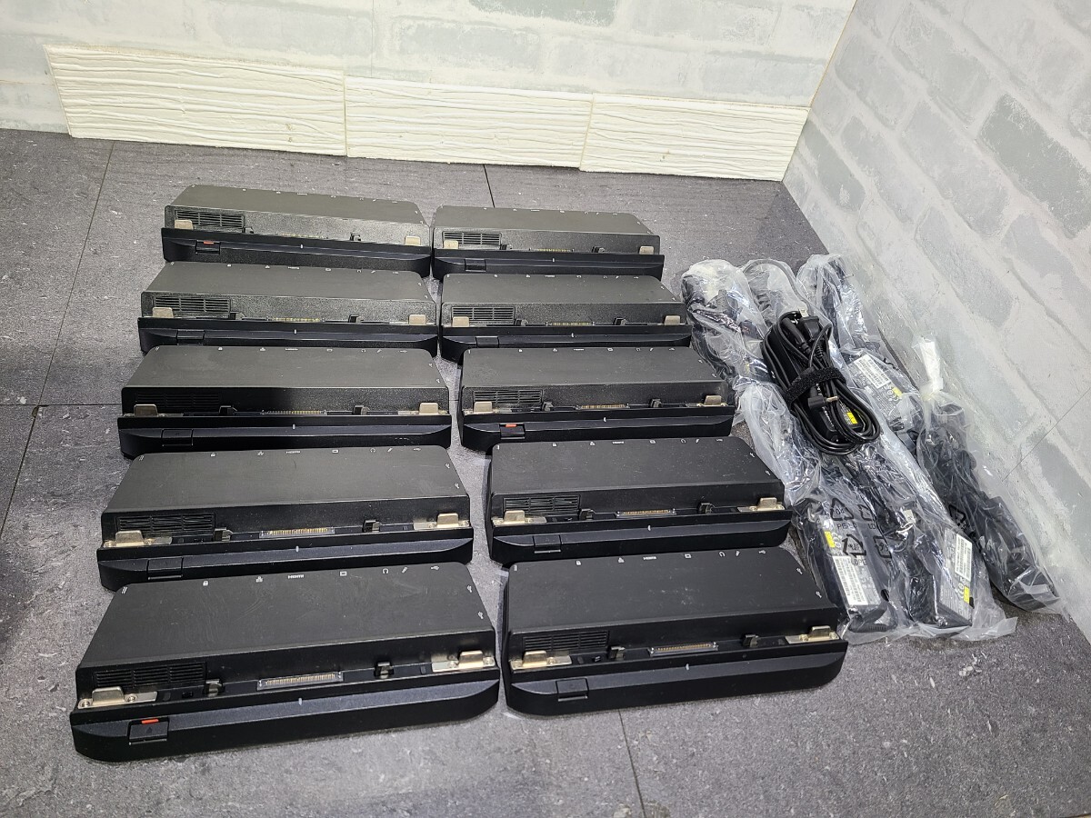 【中古品】管2U134 FUJITSU 拡張クレードル FMV-NDS29(×10個)/ACアダプター ADP-65MD A 19V -3.42A (×7個) セット売り拍卖